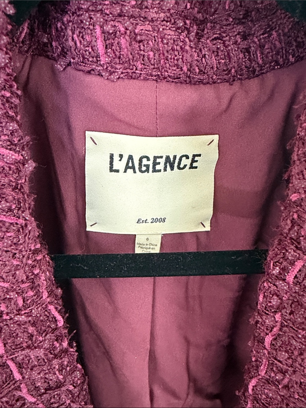 L’AGENCE Kaisley Dark Port Blazer - Picture 5 of 8